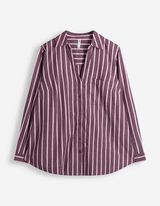 Overhemdblouse - Katoen - Paars