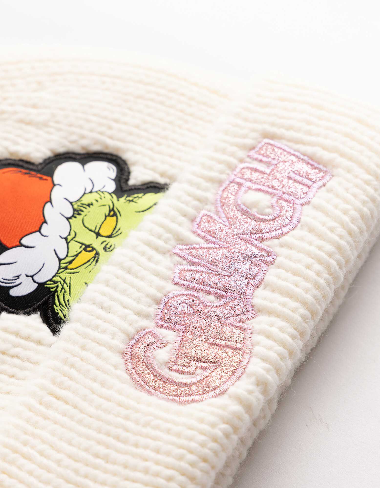 M&uuml;tze - Grinch - Off-White