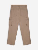 Cargohose - Loose Fit - beige