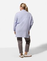 Bluse - Musselin - hellblau