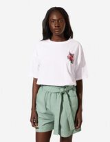 T-Shirt - R&uuml;ckenprint - Wei&szlig;