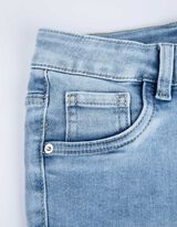 Jeans hlače - Učinki pranja - svetlo modra