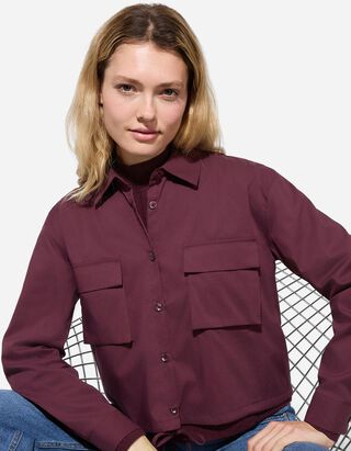 Blouse - Effen - Paars