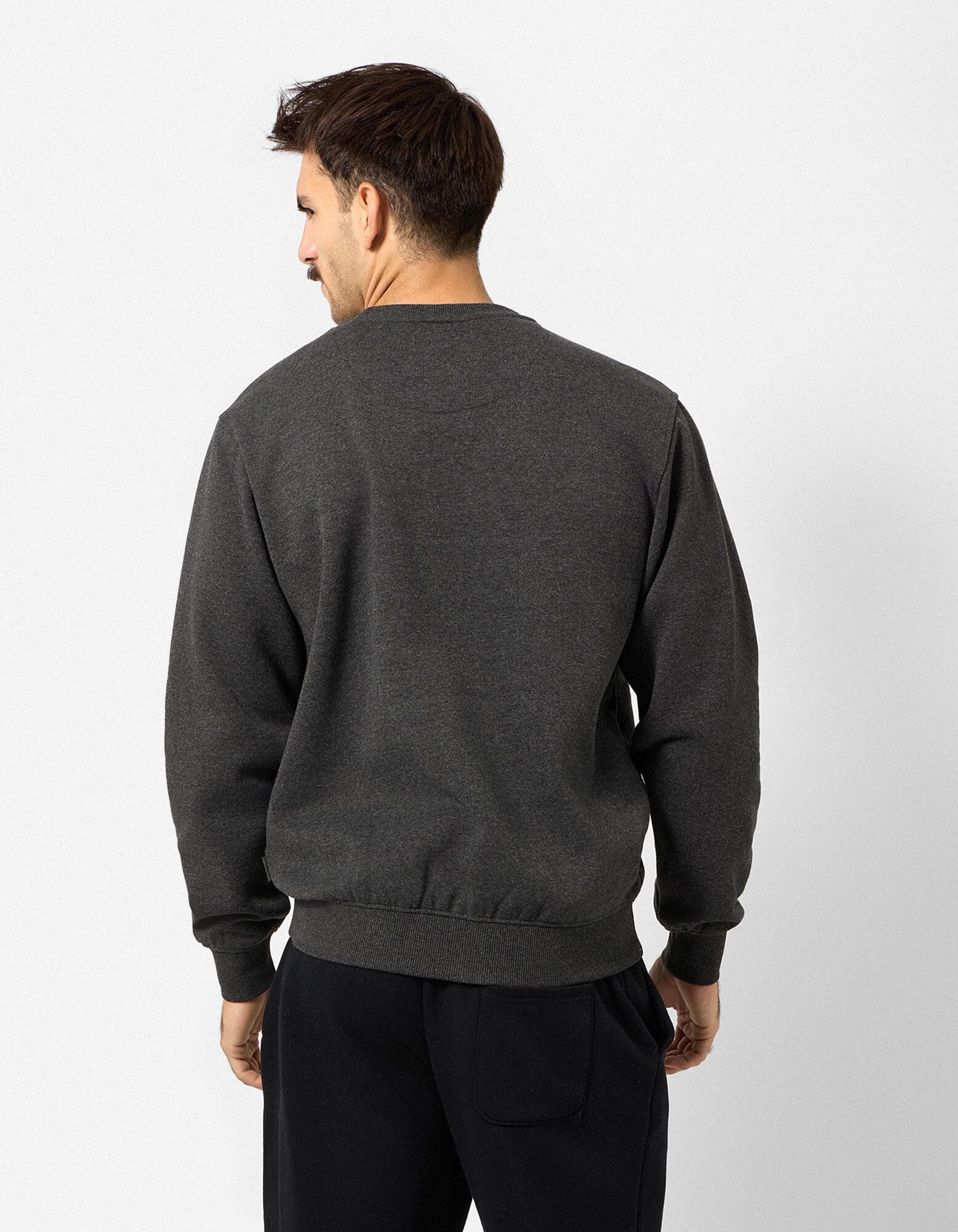 Sweatshirt - Relax Fit - Dunkelgrau