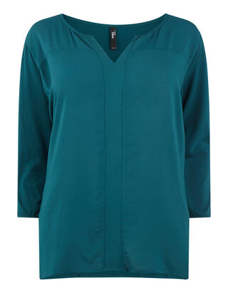 Damen Bluse mit Kontrastvorderseite