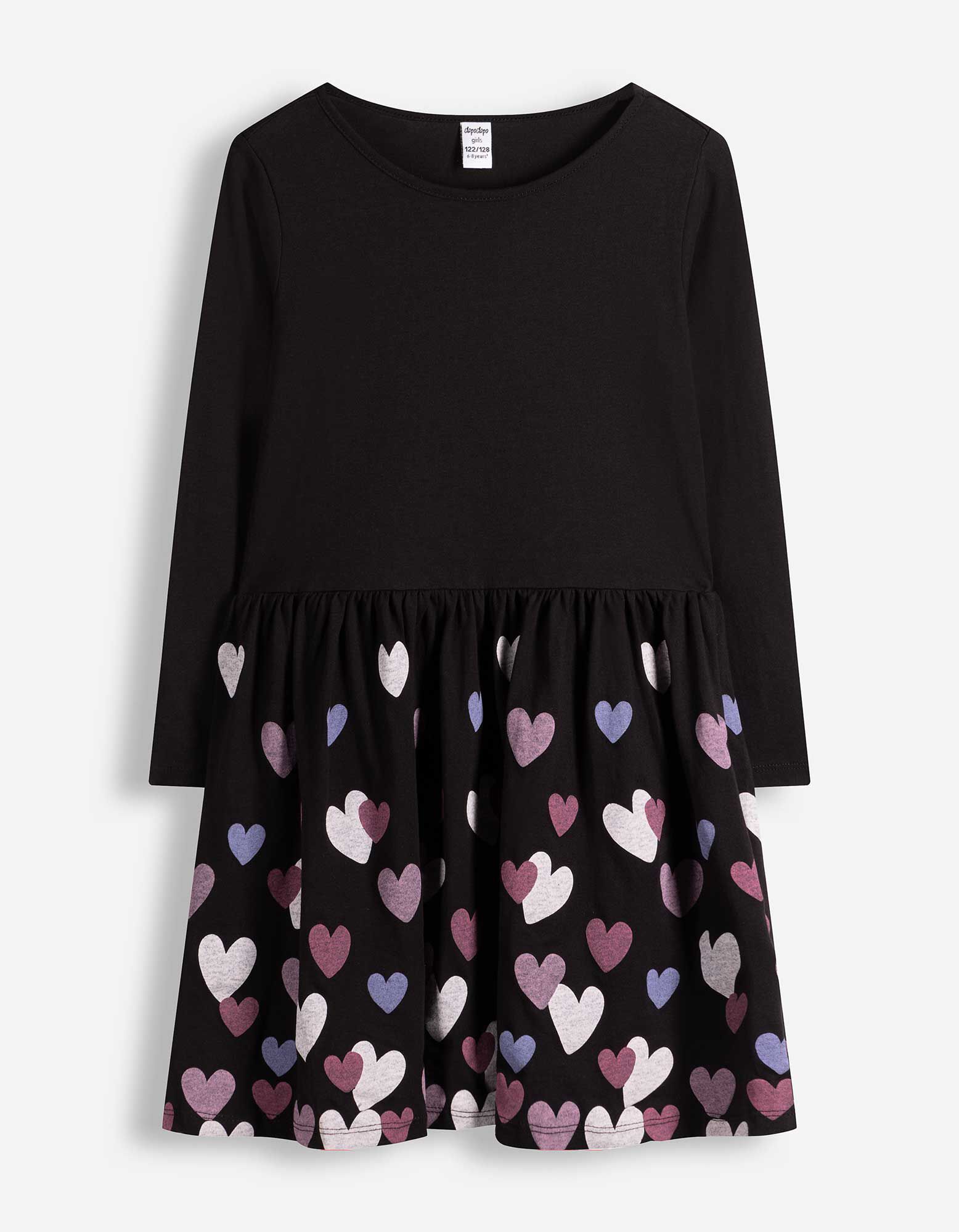 Kleid - Print - Schwarz
