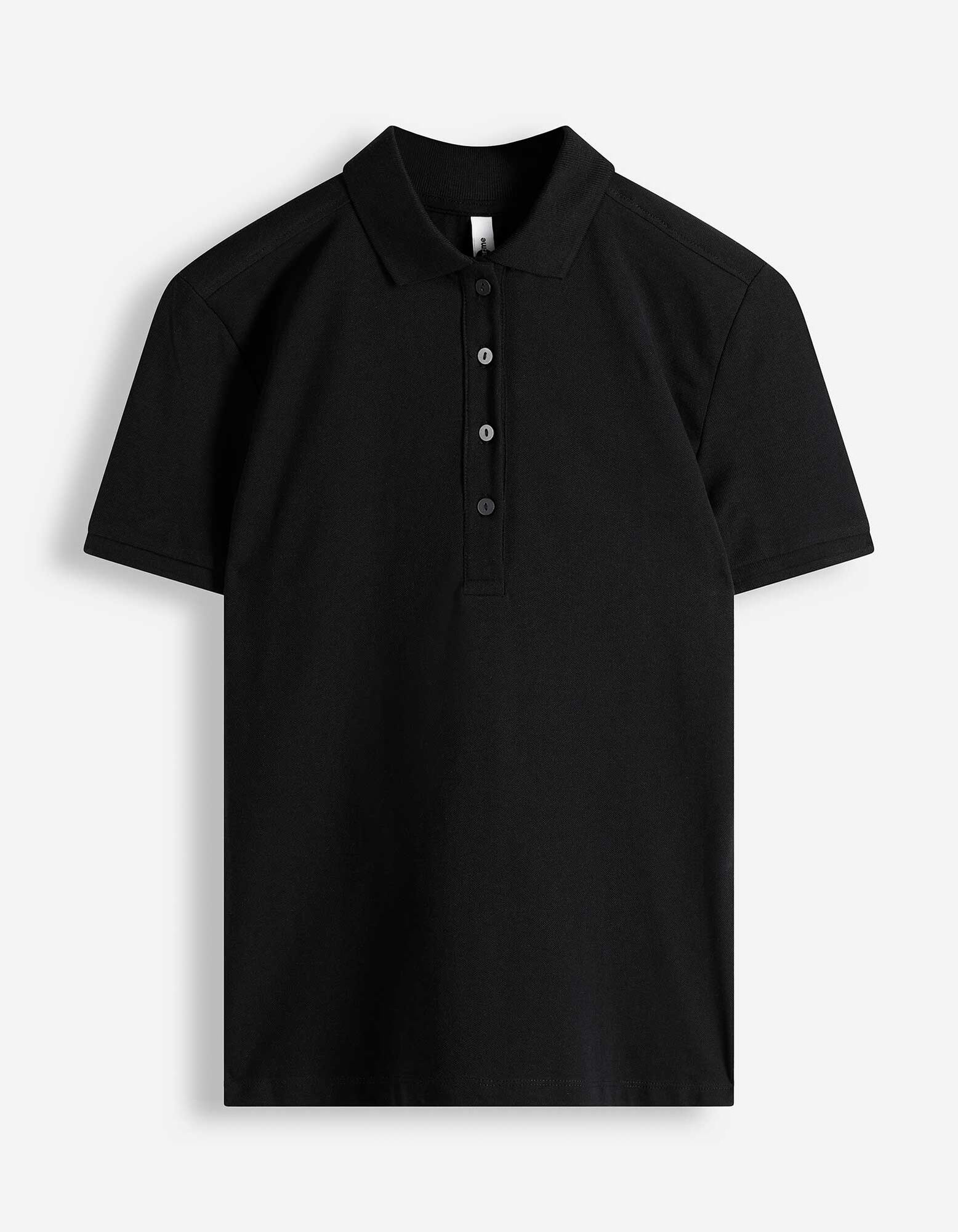 Poloshirt - Polokragen - Schwarz