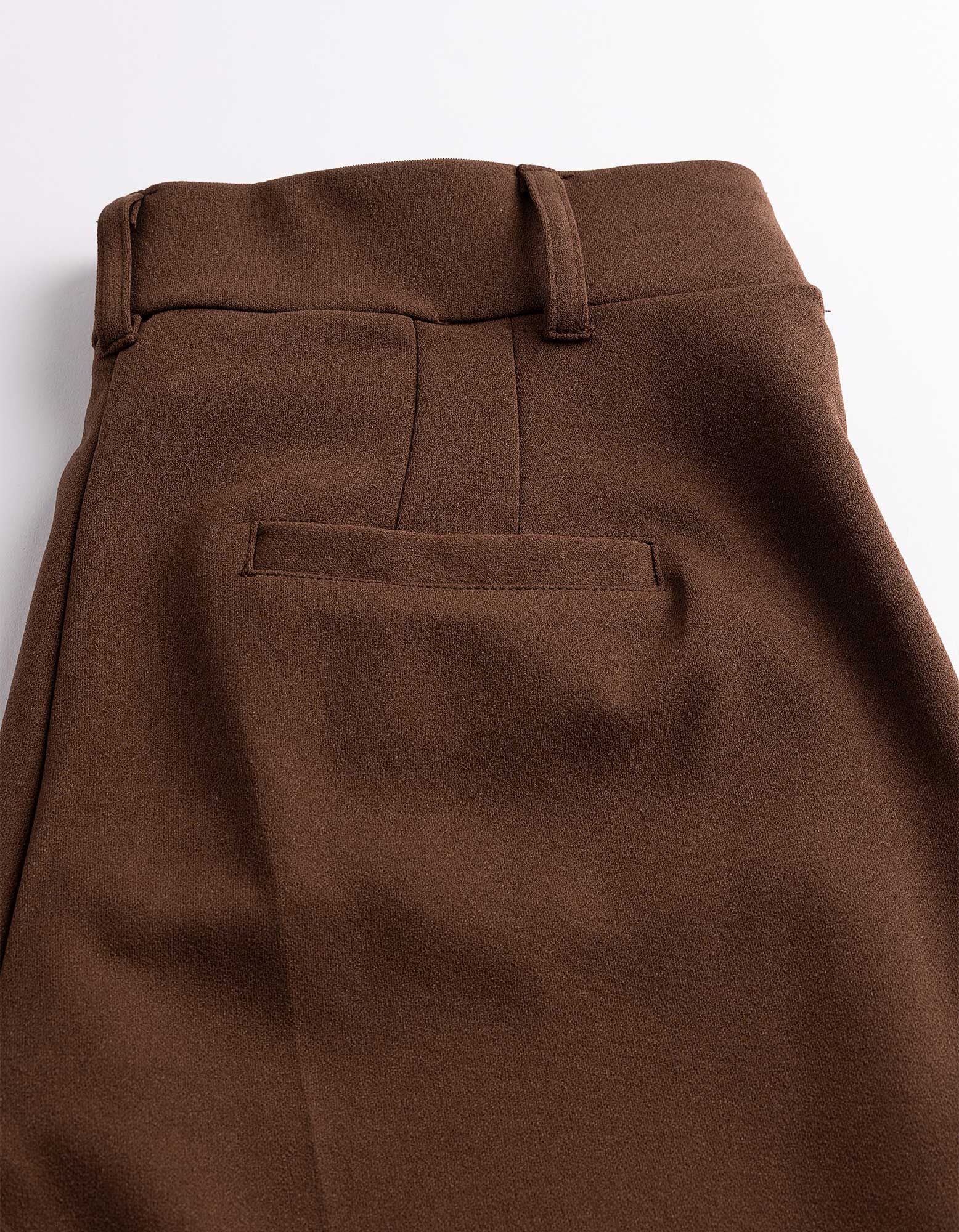 Hose - Slim Fit - Braun