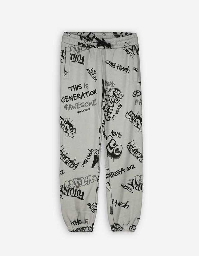 Joggingbroek - Relaxed fit - grijs