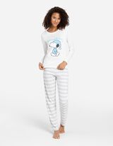 Pižamos komplektas, kurį sudaro mar&scaron;kinėliai ilgomis rankovėmis ir kelnės  - Žemės rie&scaron;utai - bronzos