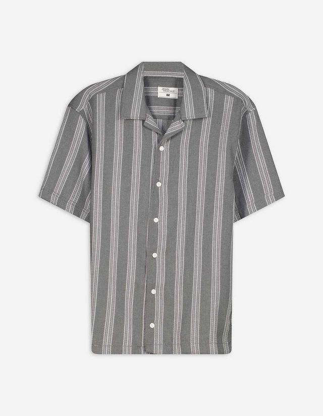 Chemise - Rayures - Vert foncé