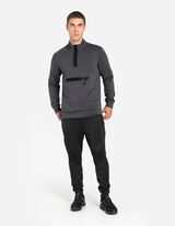 Pulover - Prednji džep - tamno siva