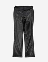 Kelnės - Dirbtinė oda - juodas