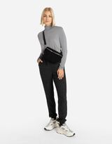 Torbica oko struka - Pli&scaron;ano krzno - crno