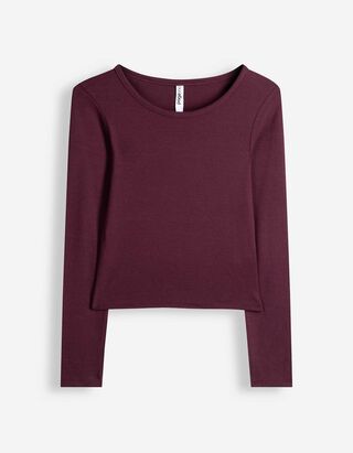 Cropped Shirt - Cropped - Lila