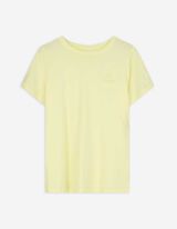 T-Shirt - Baumwolle - hellgelb