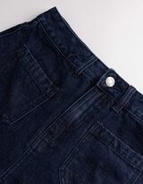 Jeansshorts - Regular Fit - Dunkelblau