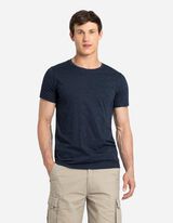 Tričko - Základné - tmavomodra