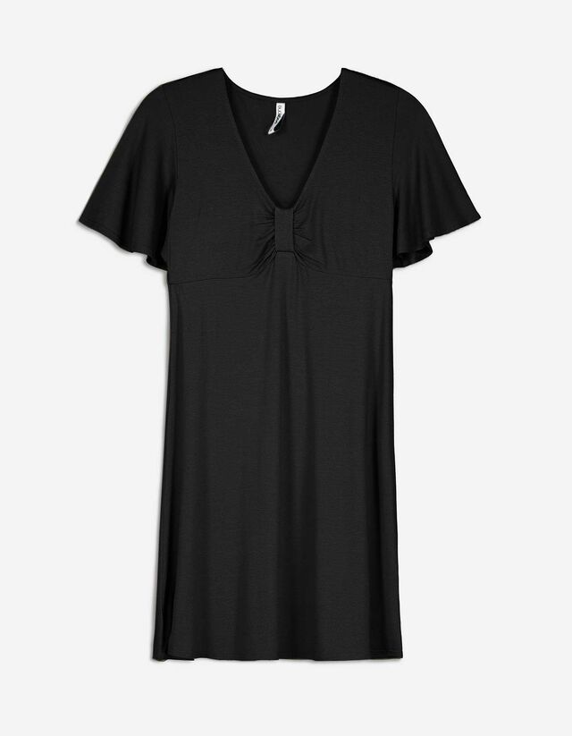 Abito - Misto viscosa - nero
