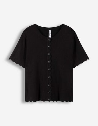 Vest - Effen - zwart