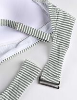 Bikini gornji deo - Pruge - zeleno