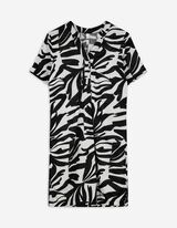 Kleid - Seitenschlitz - weiß