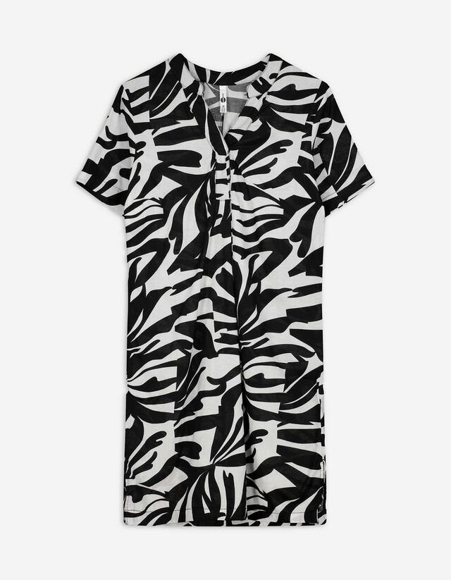 Kleid - Seitenschlitz - weiß