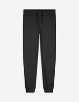 Jogginghose - Jersey - schwarz