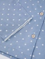 Felsőből és nadrágból álló pizsama szett - Pamut - sotetkek