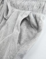 Spodnji del pižame - Potisk s sporočilom - siva