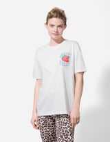 T-Shirt - R&uuml;ckenprint - wei&szlig;