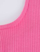 Top - Stretchanteil - pink