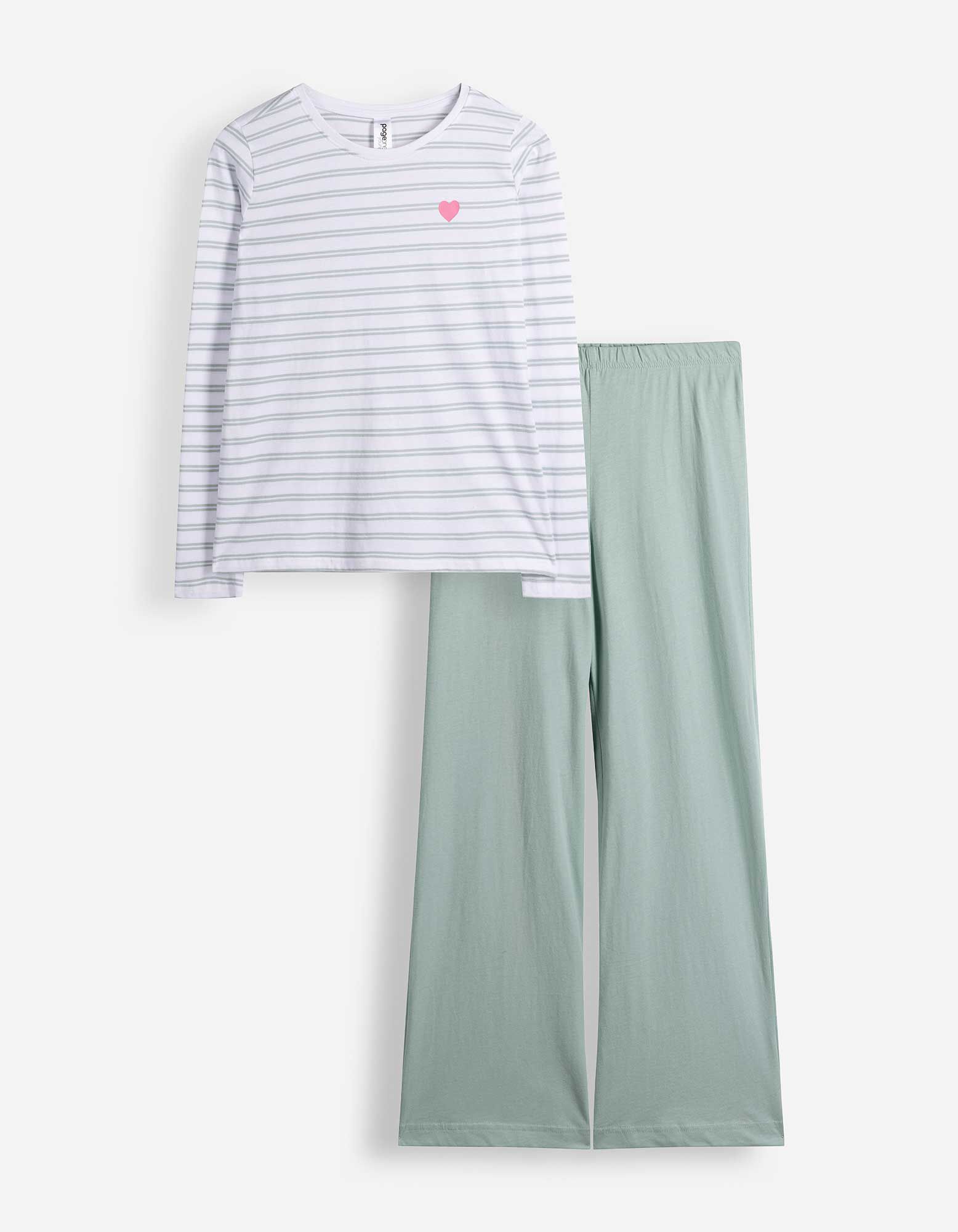 Pyjama set van shirt en broek - Strepen - Veelkleurig