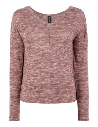 Damen Pullover in Melangeoptik 