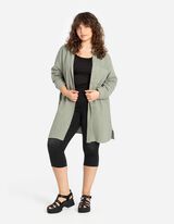 Pantaloni capri - Percentuale di tessuto elasticizzato - nero