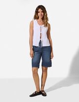 Bermuda  - Relaxed Fit - Dunkelblau