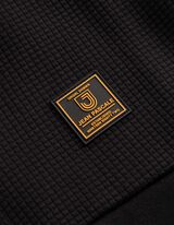 Sweatjacke - Stehkragen - schwarz