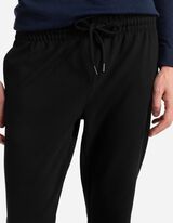 joggersy - nogawka z przyszytym mankietem - czarny