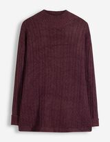 Pullover - Rollkragen - Lila