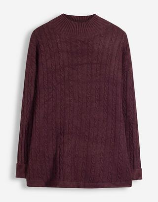 Pullover - Rollkragen - Lila