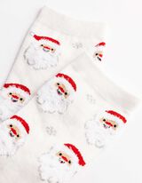 Socken - gemustert - Off-White