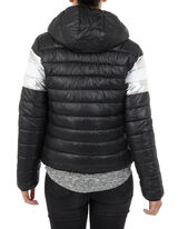 Damen Steppjacke mit Kontraststreifen&nbsp;