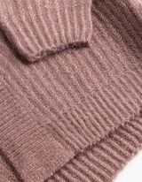 Set aus Strickjacke und Stricktop - 2er-Pack - Beere