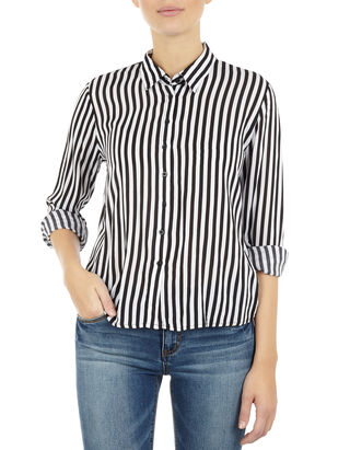Damen Bluse mit Streifenmuster&nbsp;