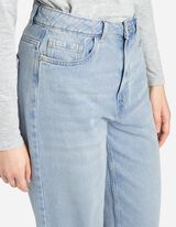 dżinsy - dekatyzowany denim - jasny niebieski