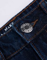 Džinsai - tamsiai mėlynas džinsinis audinys - tamsiai melynas