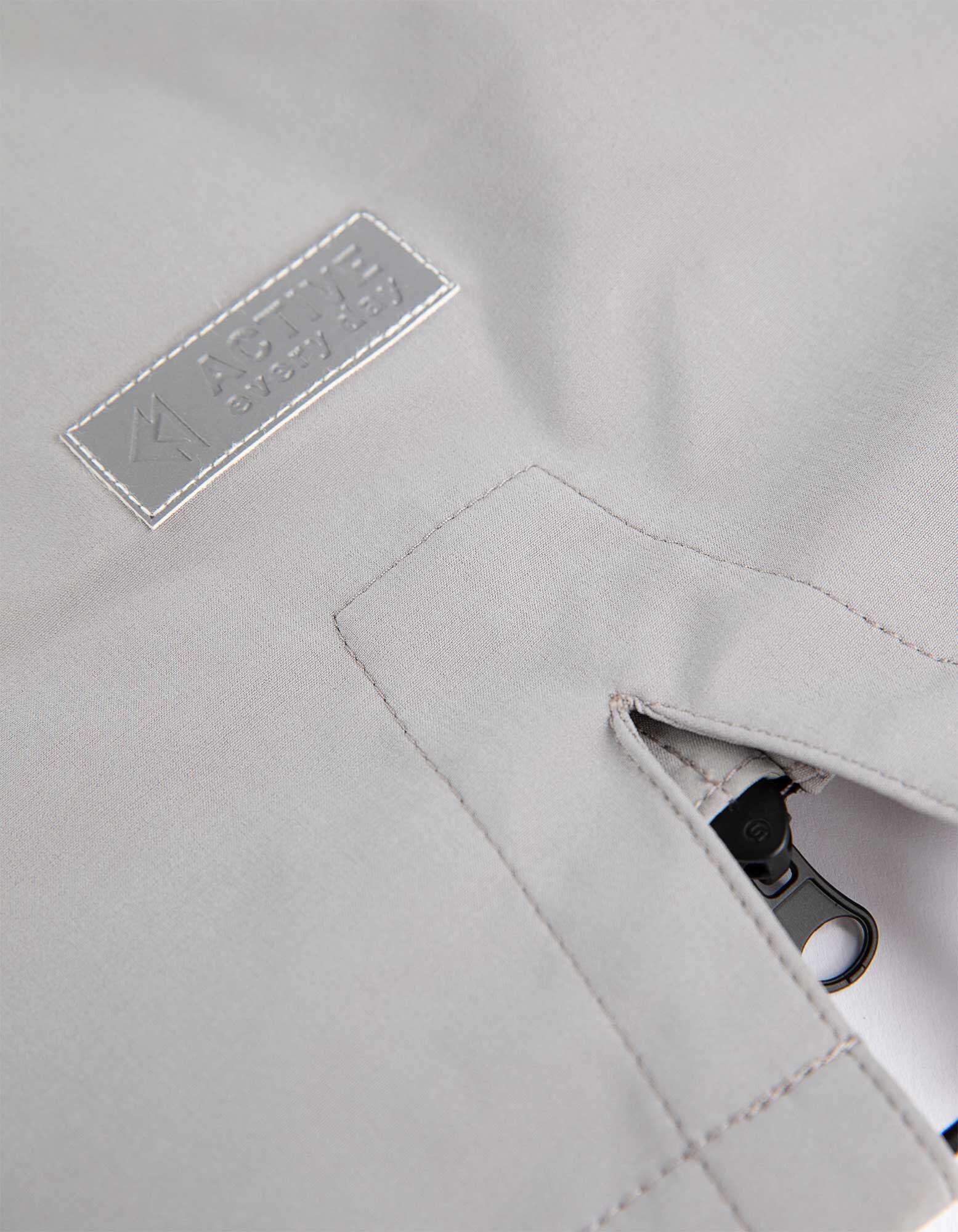 Jacke - Wasserabweisend - grau - Takko Fashion