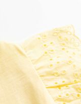 Bluse - einfarbig - hellgelb