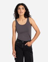 Majica bez rukava - Rastezljivi dio - tamno siva