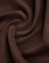 Dlhý kardigán - LENZING™ ECOVERO™ - tmavohneda